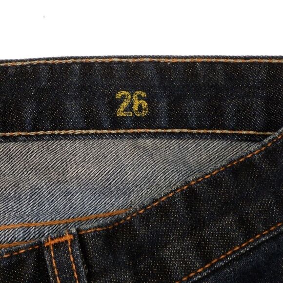 J Crew Matchstick Capri Jeans 26 Womens Dark Wash Blue Denim Stretch 28x16 - Picture 8 of 12